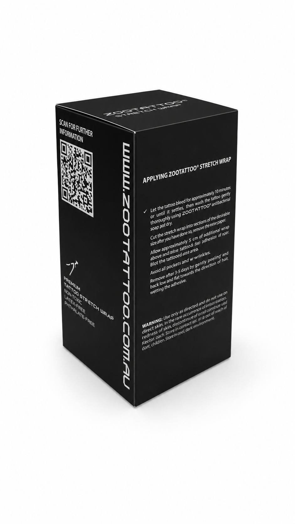ZOOTATTOO Premium Stretch Wrap -15cm x 10m (Artist Box 2 Rolls)
