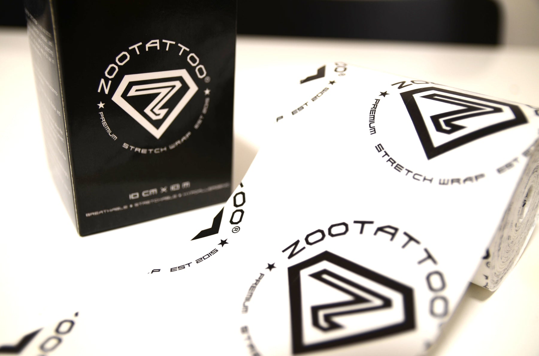 ZOOTATTOO Premium Stretch Wrap -10cm x 10m (Artist Box 2 Rolls)